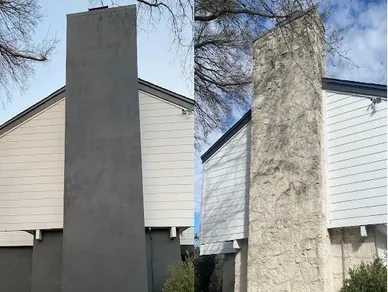 mws stucco over brick stone siding or cmu